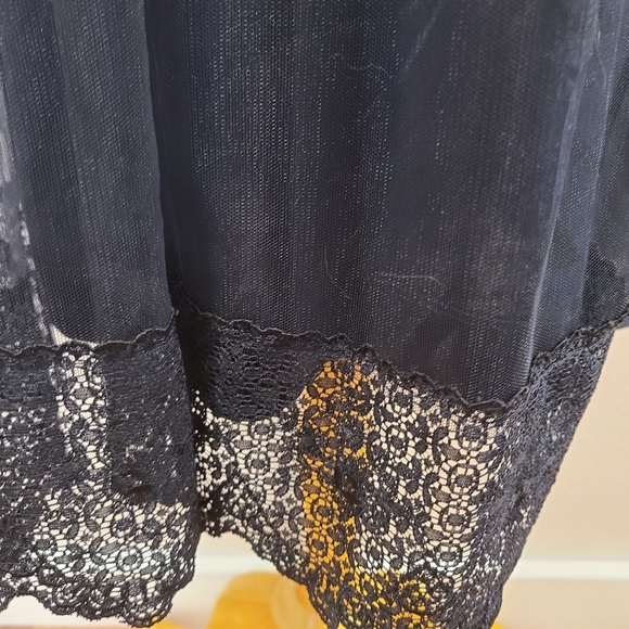 Simone Rocha Black Tulle & Lace Tiered Dress - Picture 6 of 12